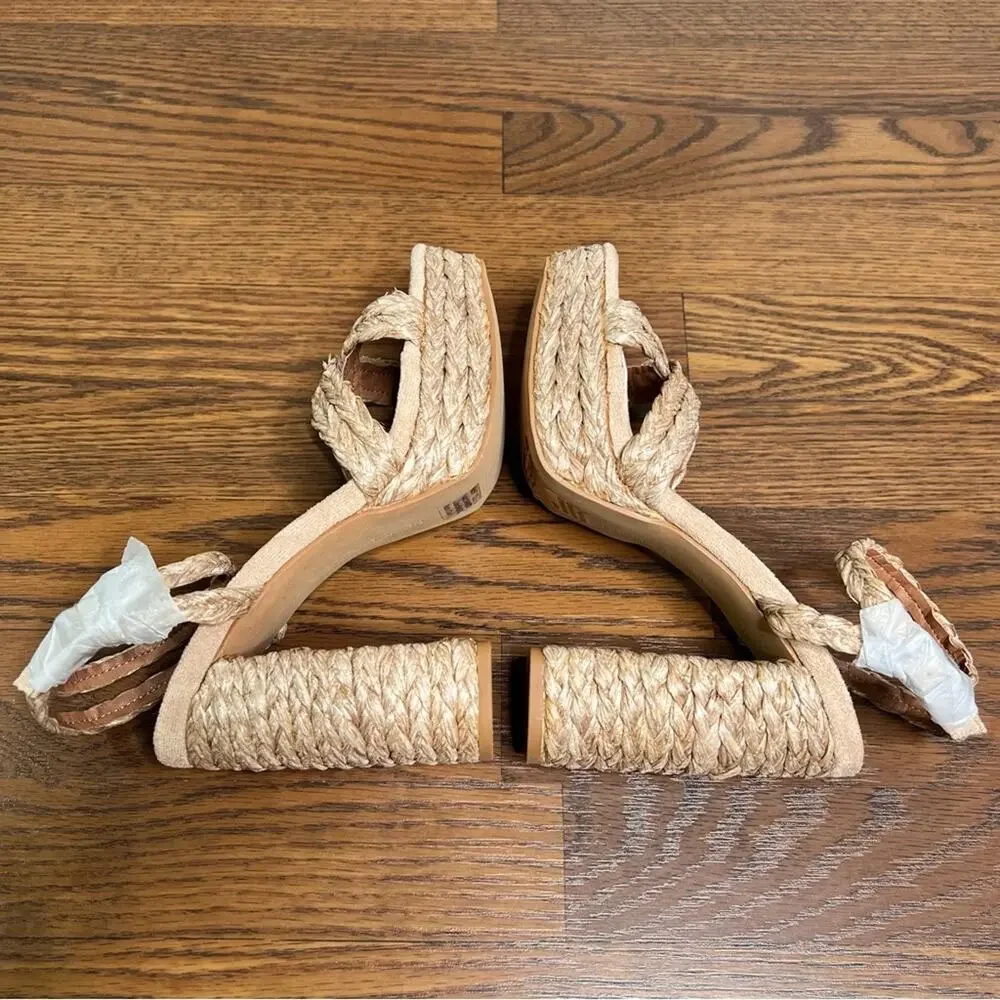 Gabrielle Union Marianne Woven Platform Sandal size 9